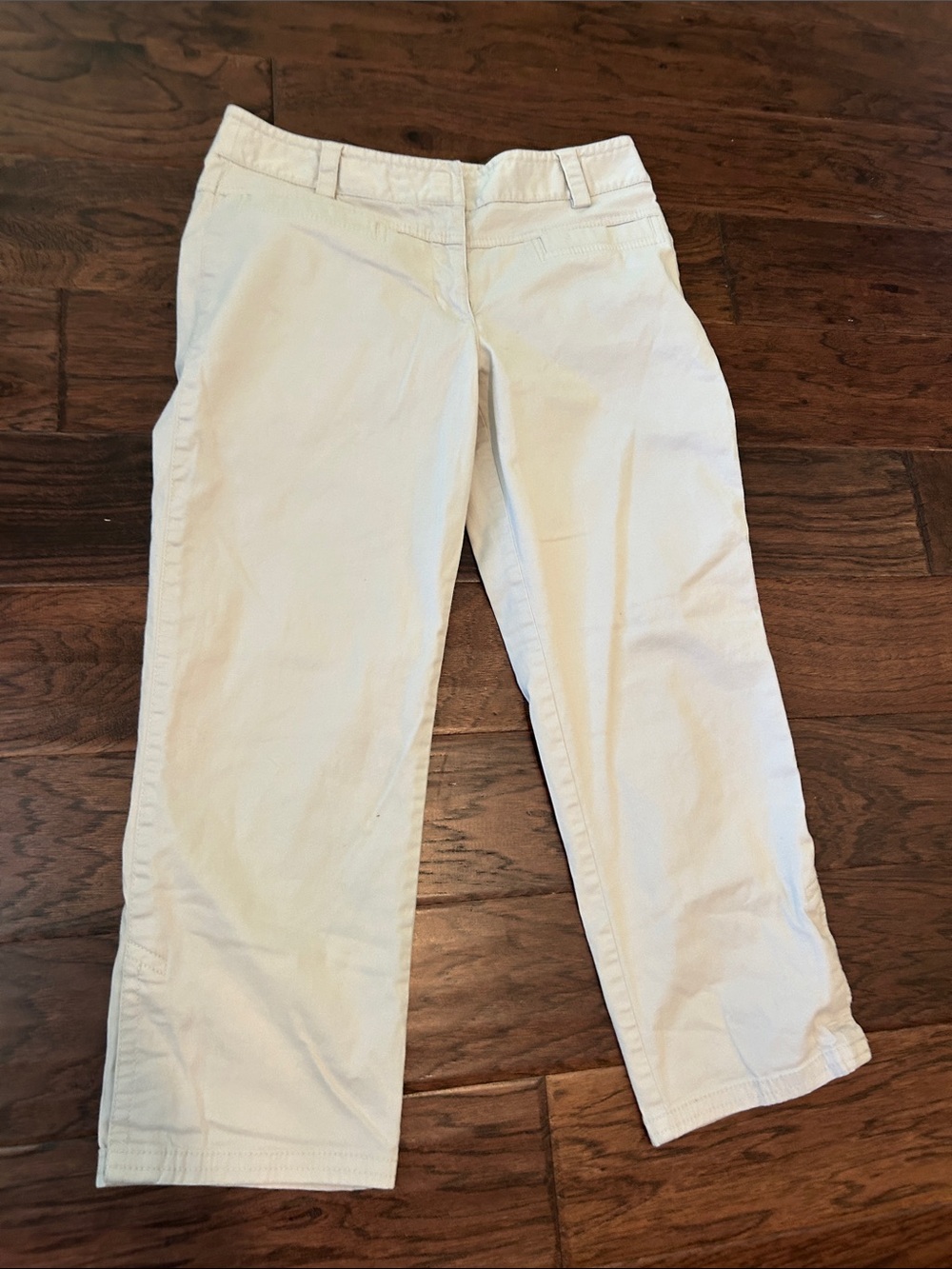 Ann Taylor LOFT Women’s Cream Crop Pants
